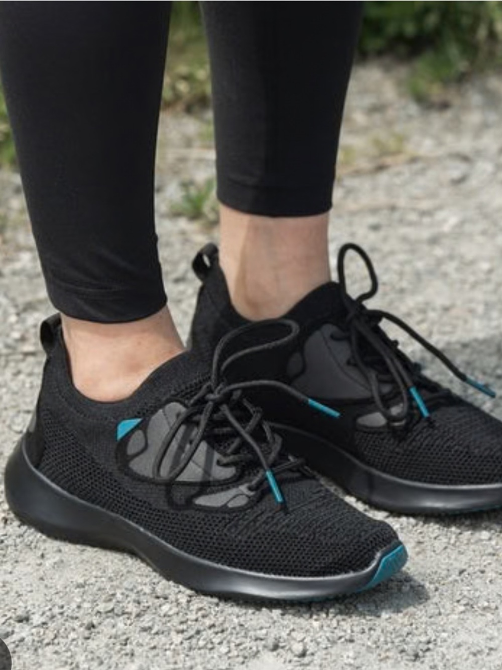 Women's 8 Vessi Everyday 2.0 Black Runners Sneakers Running Shoes Waterproof